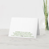 Carte Fête des mères (Dos)