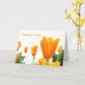 Carte Fête des mères (Fleur jaune)