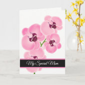 Carte Fête des Mères (Fleur jaune)