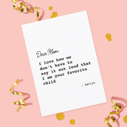 Carte Fête des mères