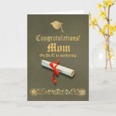 Carte Fête des mères (Fleur jaune)