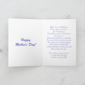 Carte Fête des mères (Intérieur)