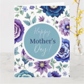 Carte Fête des Mères (Fleur jaune)