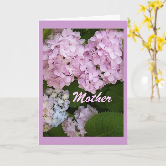 Carte Fête des mères (Fleur jaune)