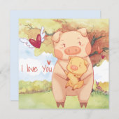 Carte Fête des Mères (Devant / Derrière)