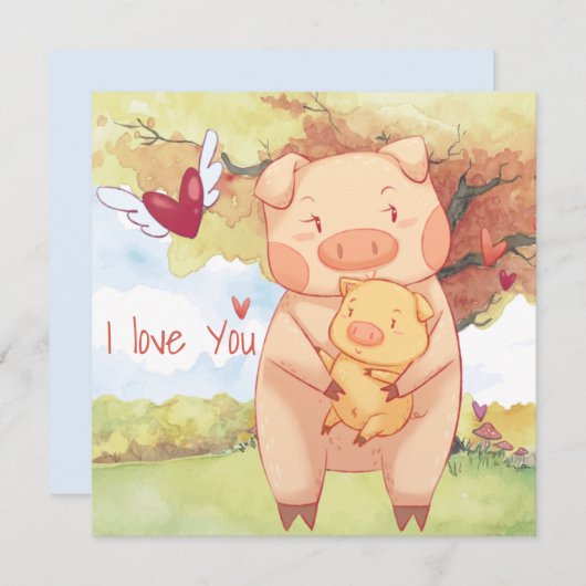 Carte Fête des Mères (Devant / Derrière)