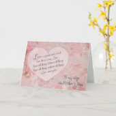 Carte Fête des mères à la femme Écriture 1 Co 13 (Fleur jaune)