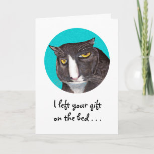Carte Fête des Mères amateur de chat