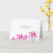 Carte Fête des mères Ami J'adore regarder II (Fleur jaune)