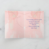 Carte Fête des Mères Amoureux Bluebird Garden Oiseau (Intérieur)