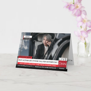 Carte Fête des mères amusant casser la télé Nouvelles Sp