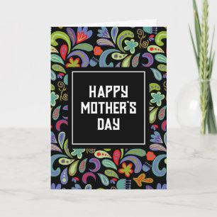 Carte Fête des mères assez heureuse Personnalisée