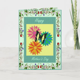 Carte Fête des mères aux odeurs florales