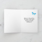 Carte Fête des mères Belle-fille Jolie frontière florale (Intérieur)