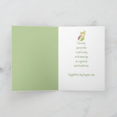 Carte Fête des mères Belle-fille Oiseau de Bruant (Intérieur)