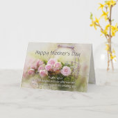 Carte Fête des mères, Bible Verse Psaume 147:11 Roses ro (Fleur jaune)