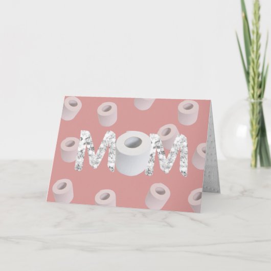 Carte Fête des Mères Blush Quarantine Funny (Devant)