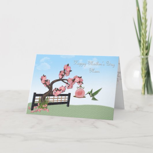 Carte Fête des mères Colibri (Devant)