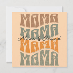 Carte Fête des mères Couleur naturelle Maman Nom des enf