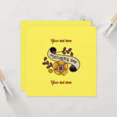 Carte Fête des Mères - customisez les mots (Devant/Arrière en situation)