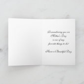 Carte Fête des mères de belle-mère (Intérieur)