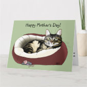Carte Fête des mères de chat (Devant)