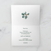 Carte Fête des Mères de feuillage Eucalyptus moderne (Intérieur)