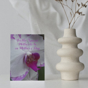 Carte Fête des mères de fleurs d'orchidées florales