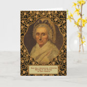 Carte Fête des mères de George Washington (Fleur jaune)