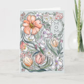 Carte Fête des mères de la couleur préférée de maman (Devant)