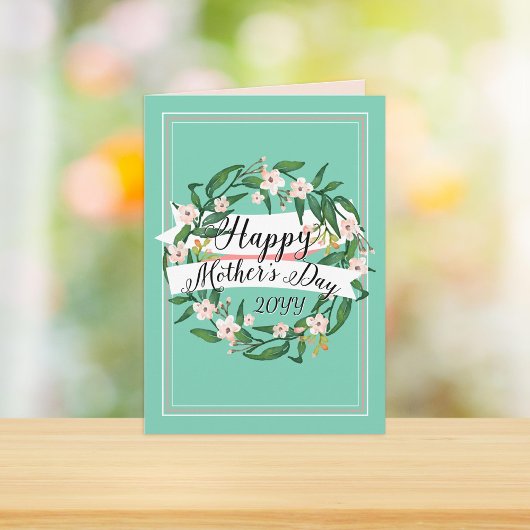 Carte Fête des mères de la couleur préférée de maman