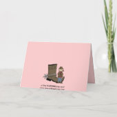 Carte Fête des Mères de la Femme - Ouest (Dos)