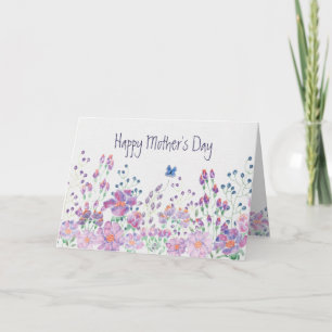 Carte Fête des mères de la frontière florale