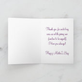 Carte Fête des mères de la licorne (Intérieur)