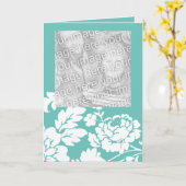 Carte Fête des mères de la Rose blanche (Fleur jaune)