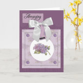 Carte Fête des Mères de Lilac (Fleur jaune)