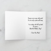 Carte Fête des mères de longue distance (Intérieur)