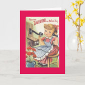 Carte Fête des mères de longue distance (Fleur jaune)