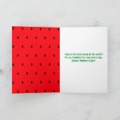 Carte Fête des Mères de Melon, un dans un Melon (Intérieur)