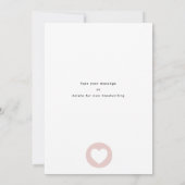 Carte Fête des mères de MOM rose pâle (Dos)