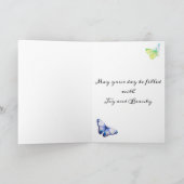 Carte Fête des mères de papillon Joy (Intérieur)