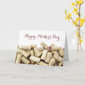 Carte Fête des mères de Wine Corks (Fleur jaune)