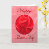 Carte Fête des mères Dianthus Fleur rouge (Fleur jaune)