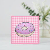 Carte Fête des mères Donut Rose (Debout devant)