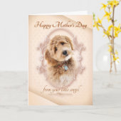 Carte Fête des Mères Doodle Drôle (Fleur jaune)