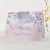 Carte Fête des mères du printemps pour ma femme (Fleur jaune)