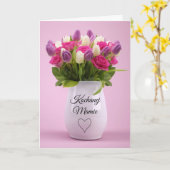 Carte Fête des mères - Dzien Matki (Fleur jaune)