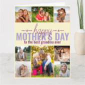 Carte Fête des mères Editable Meilleur grand-mère Jamais (Devant)