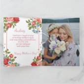 Carte Fête des Mères élégante (Intérieur)