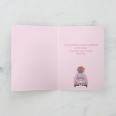 Carte Fête des Mères en Espagne Fiat 500 (Intérieur)